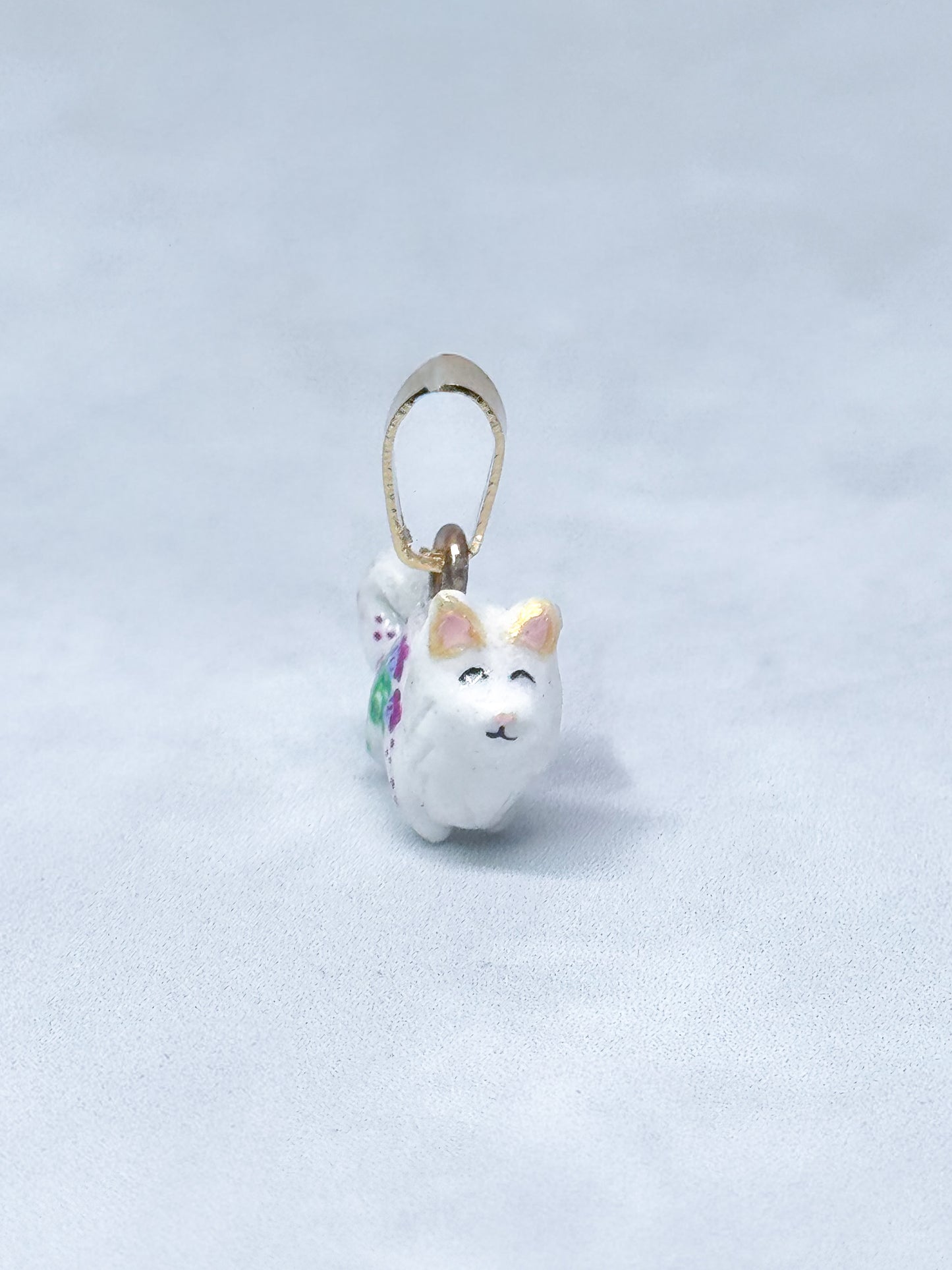 Dije Pomerania Blanco Mini Fauna