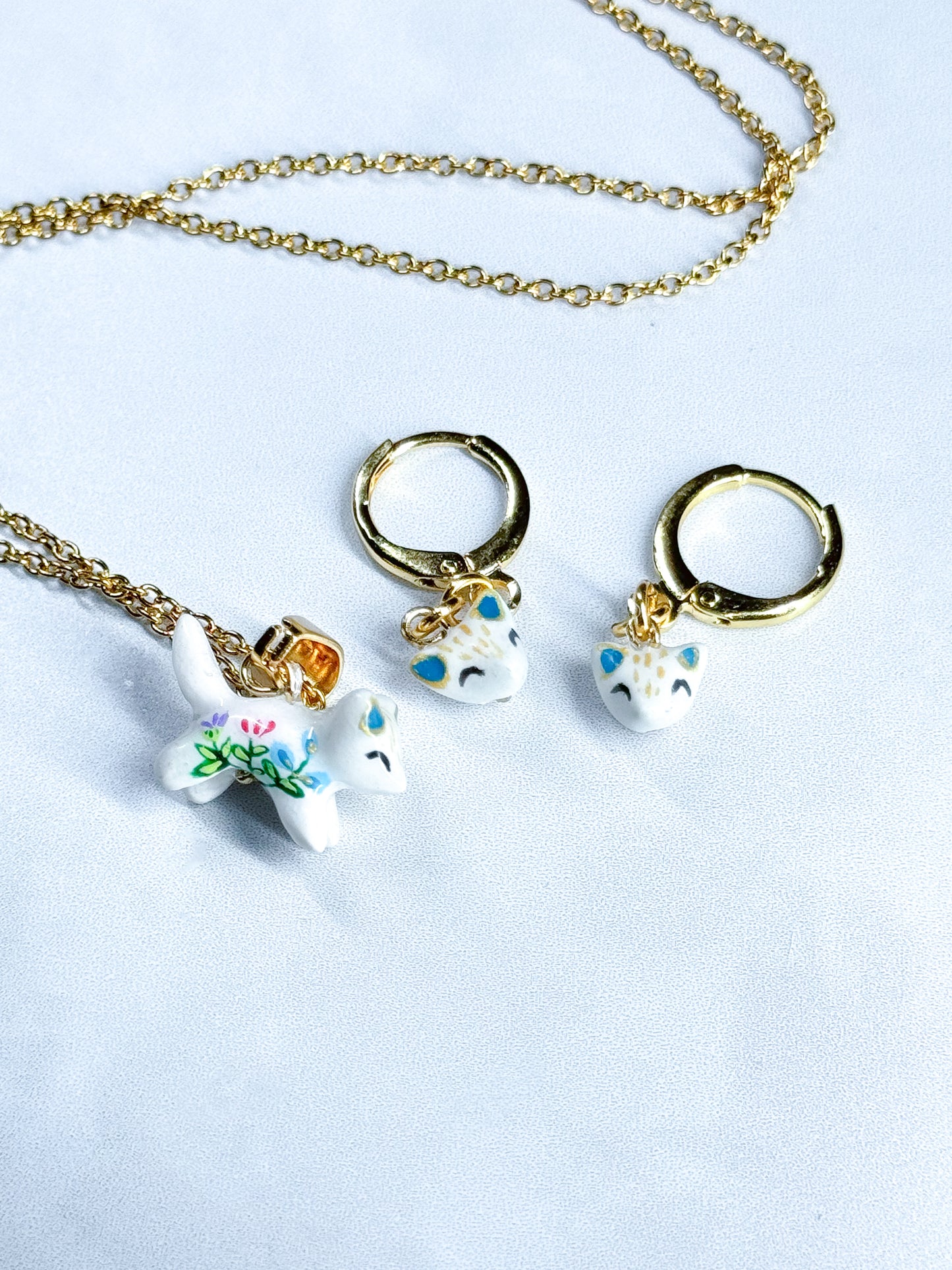 Set Gatito blanco