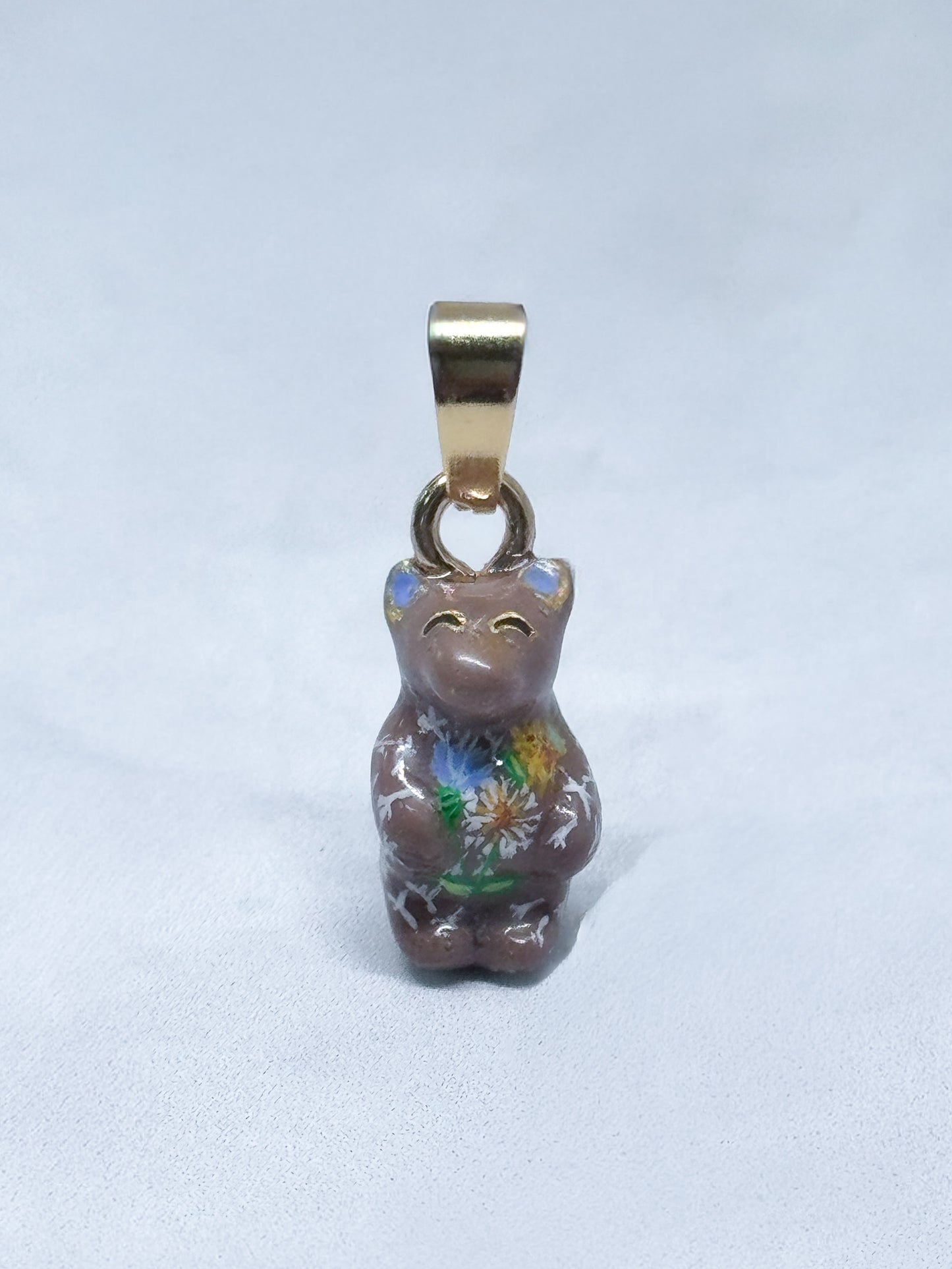 Dije Oso Pardo Mini Fauna