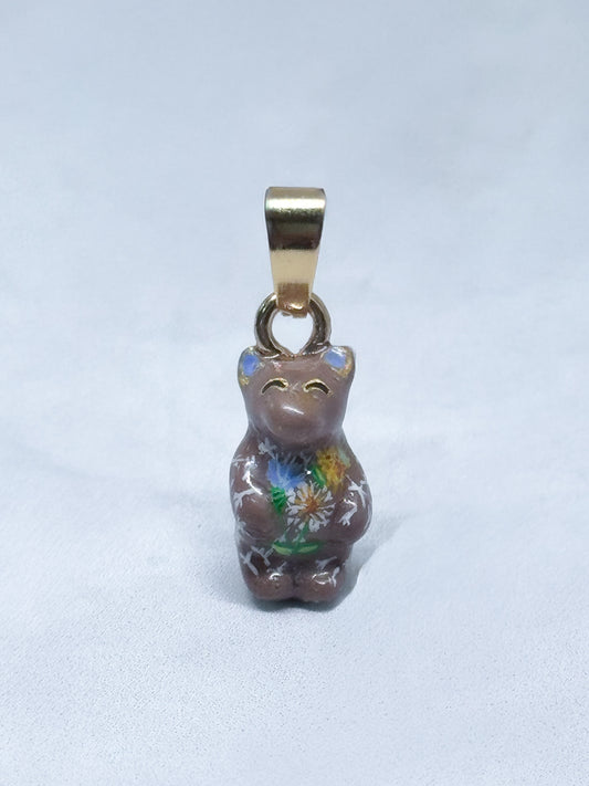Dije Oso Pardo Mini Fauna