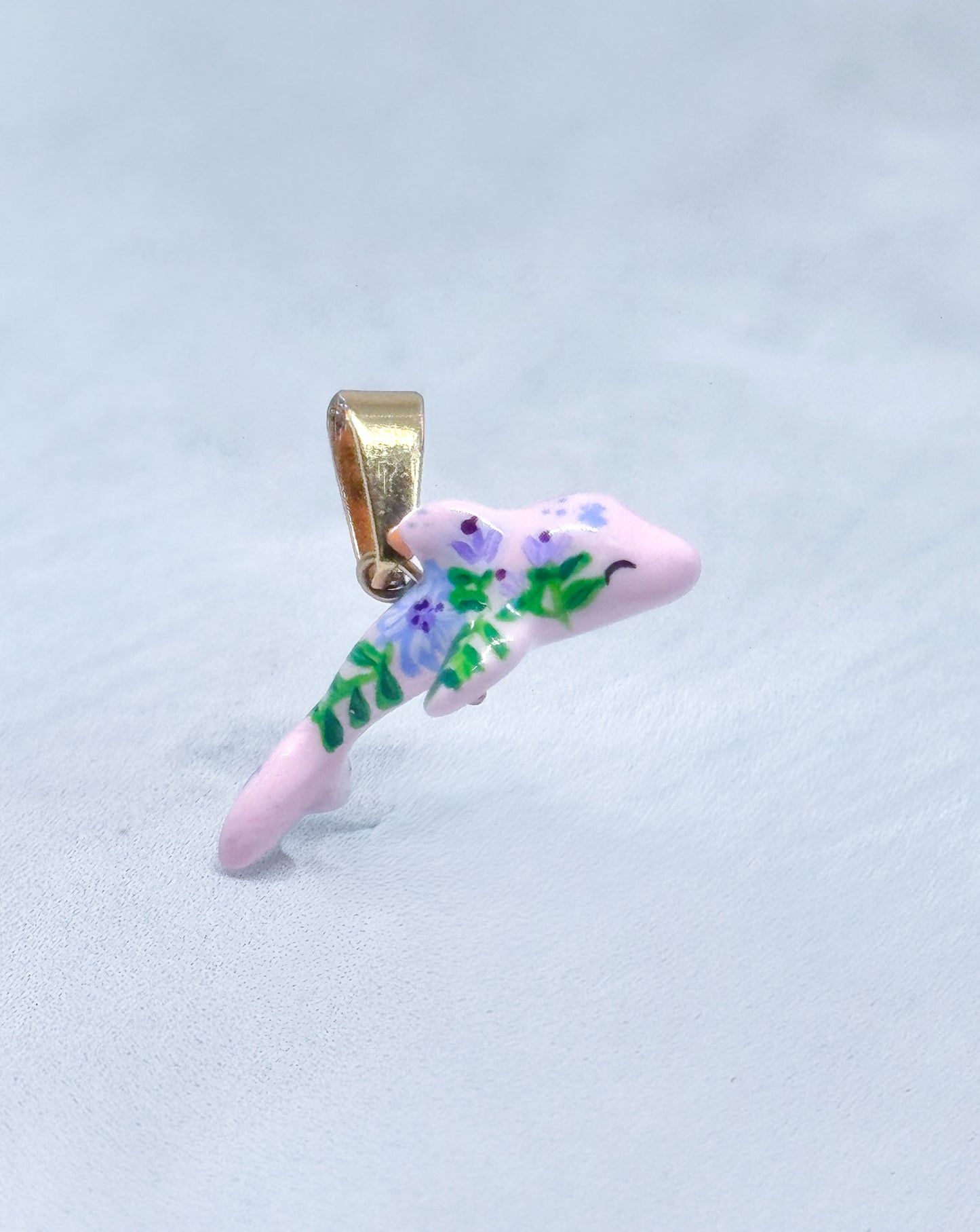 Dije Delfín Rosado Mini Fauna