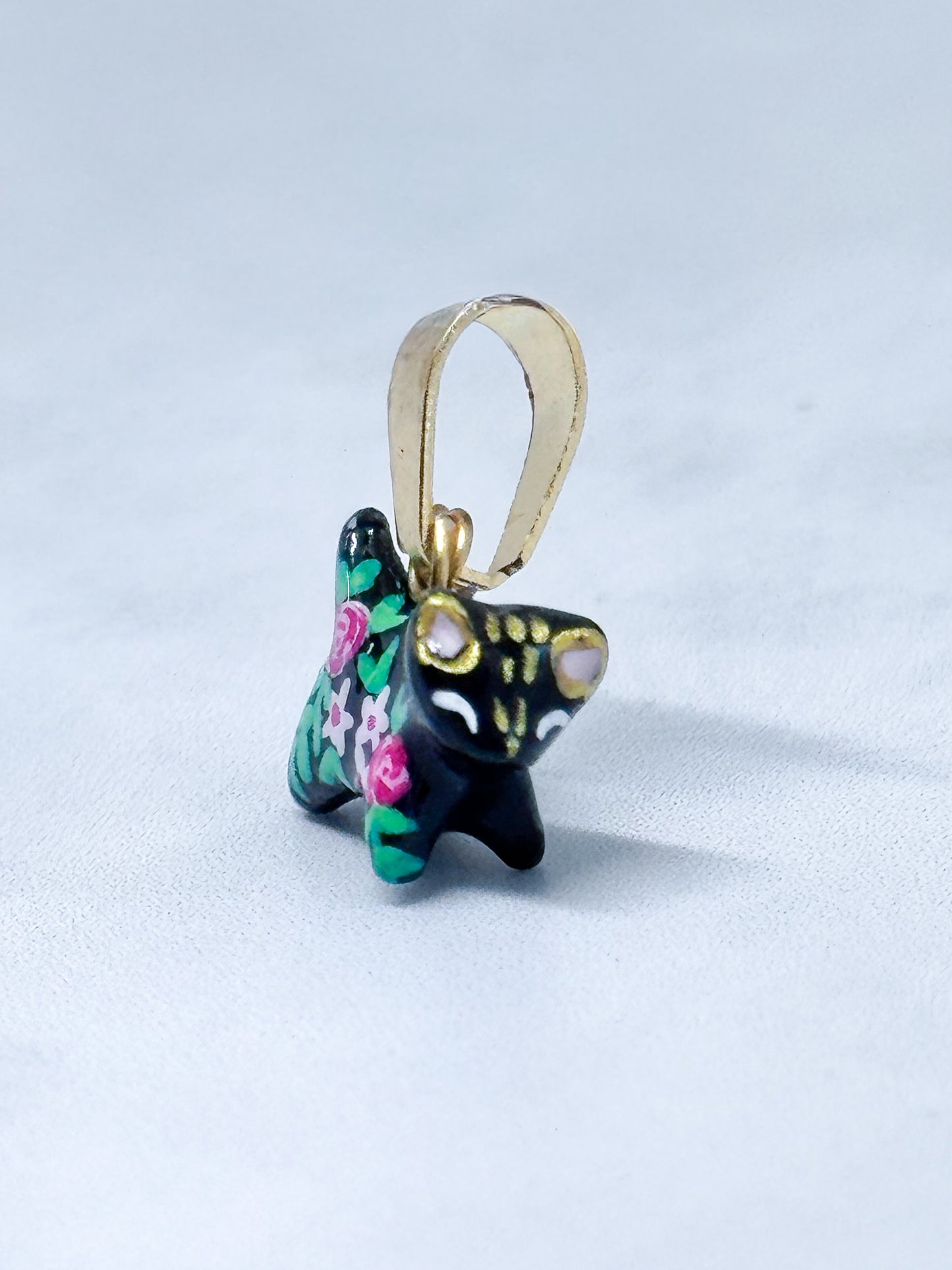 Dije Gatito Negro Mini Fauna