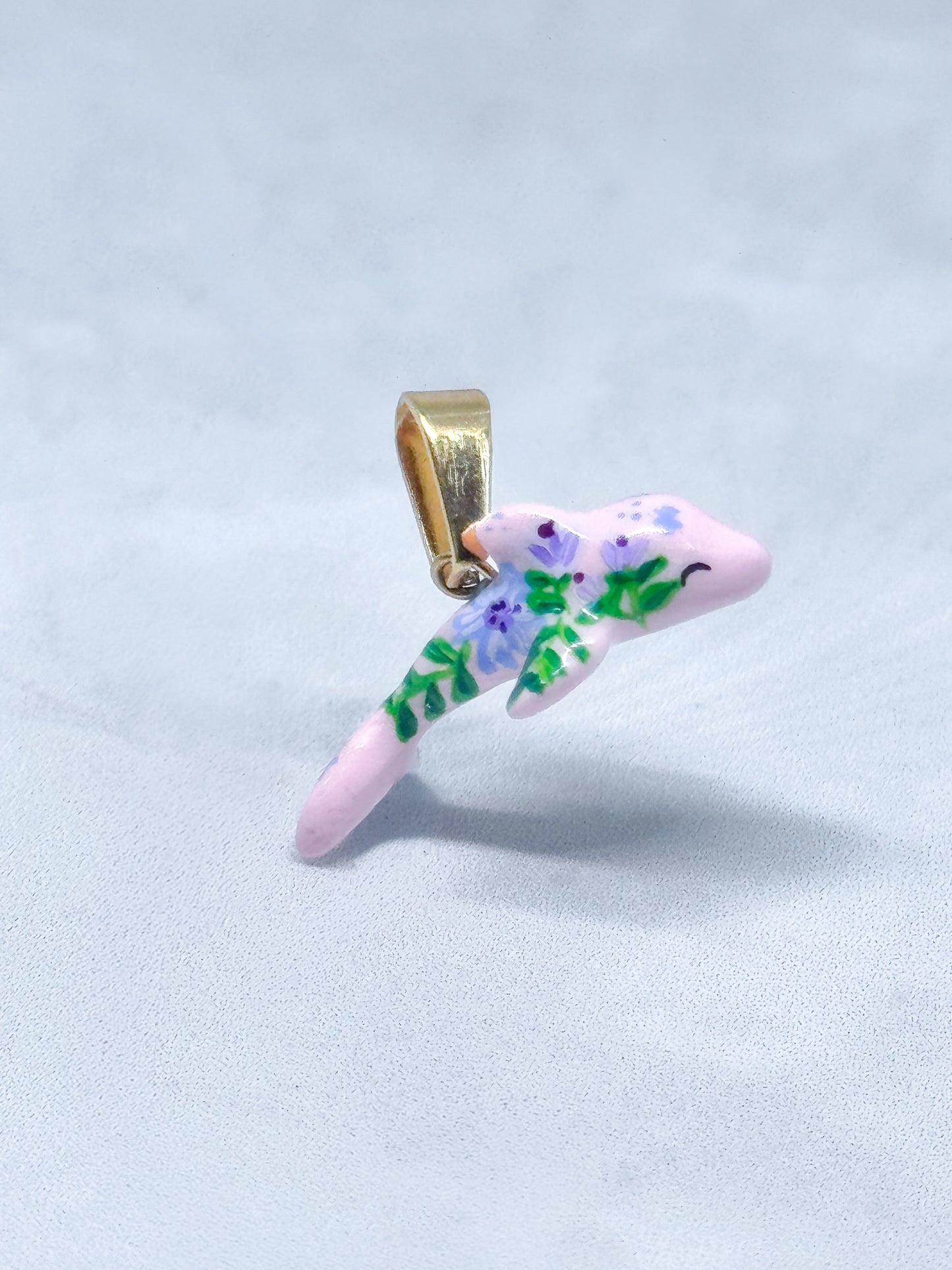 Dije Delfín Rosado Mini Fauna