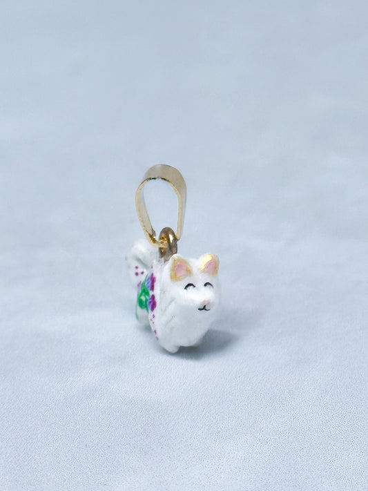 Dije Pomerania Blanco Mini Fauna