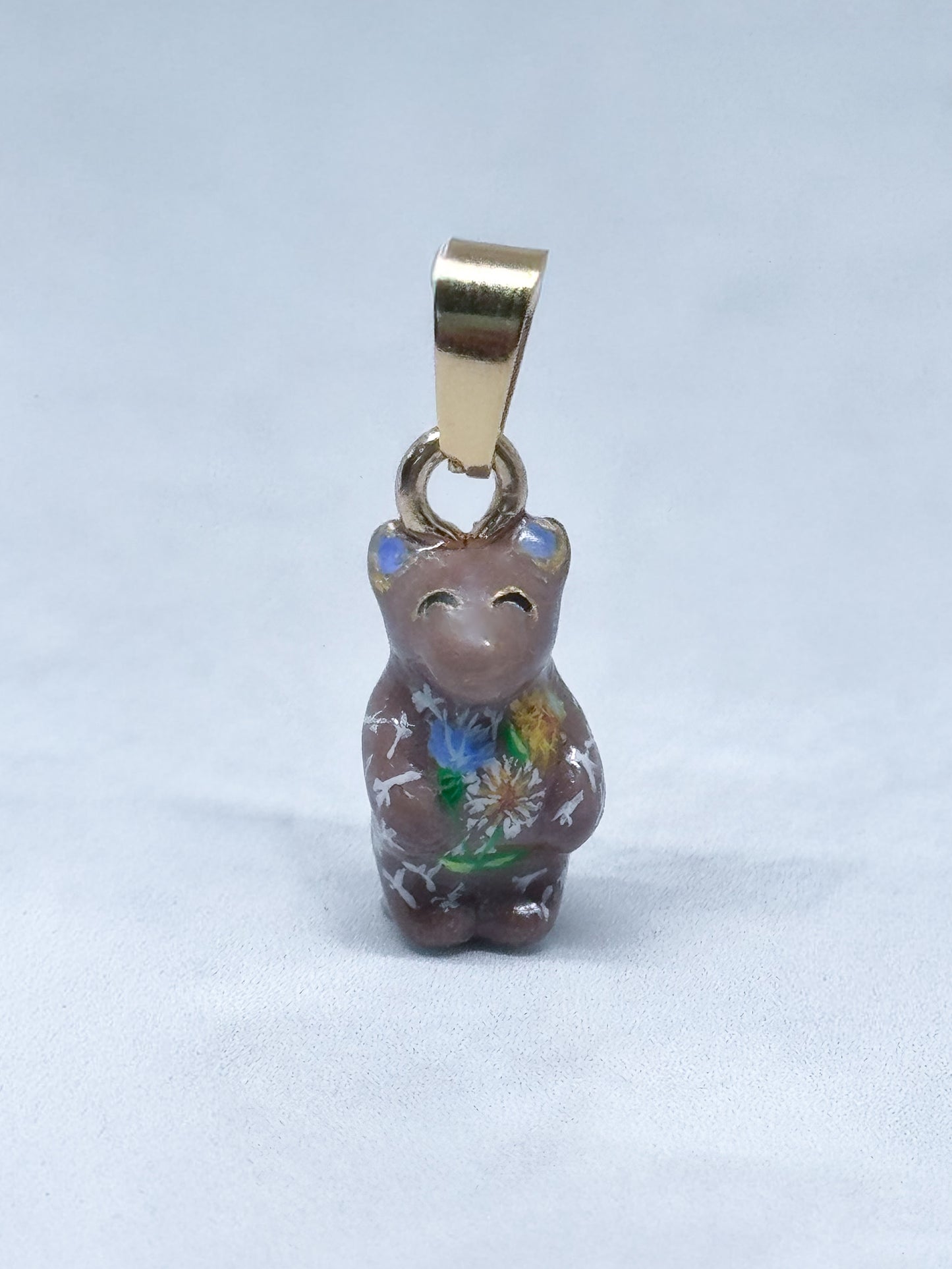 Dije Oso Pardo Mini Fauna
