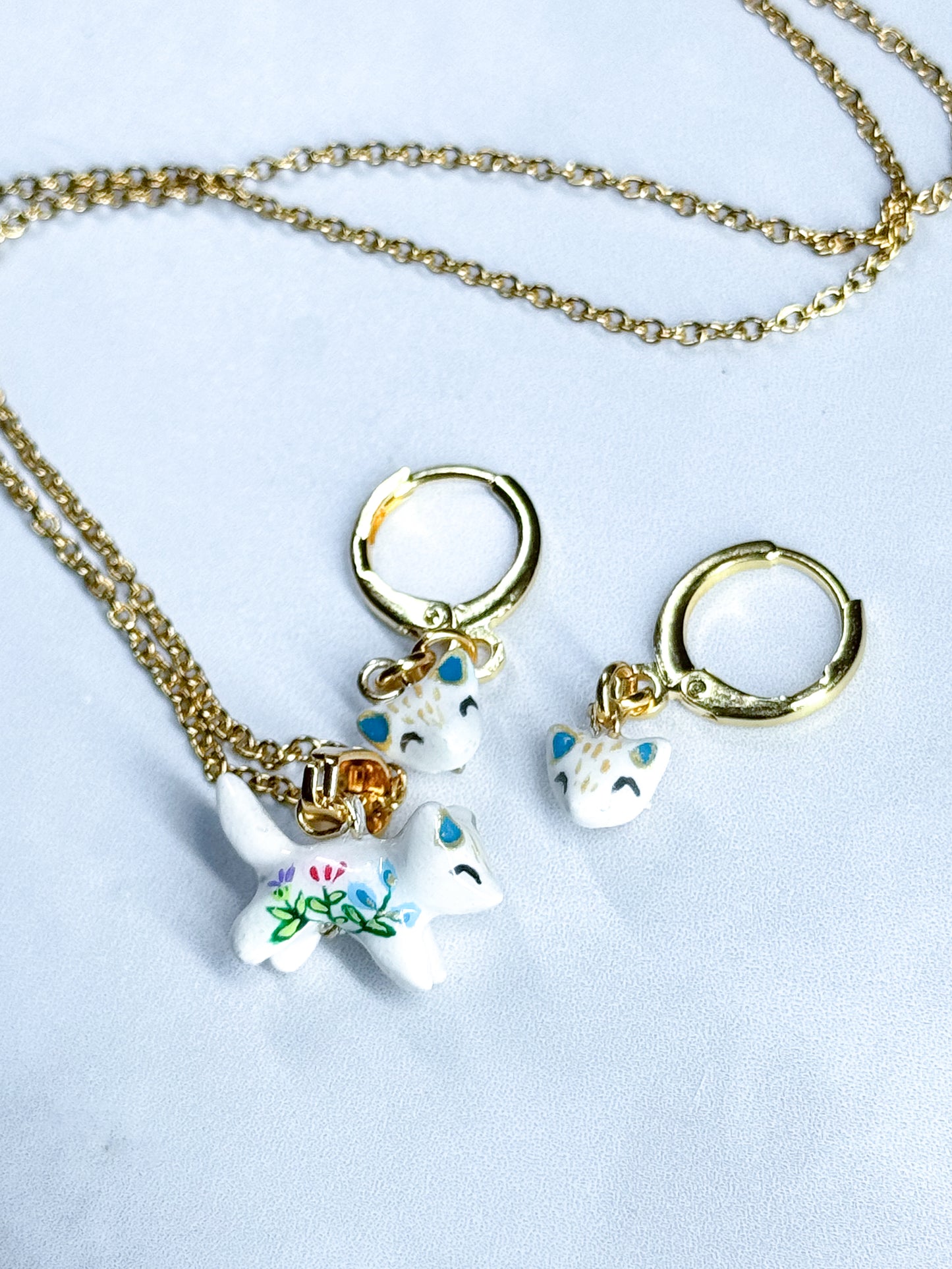 Set Gatito blanco