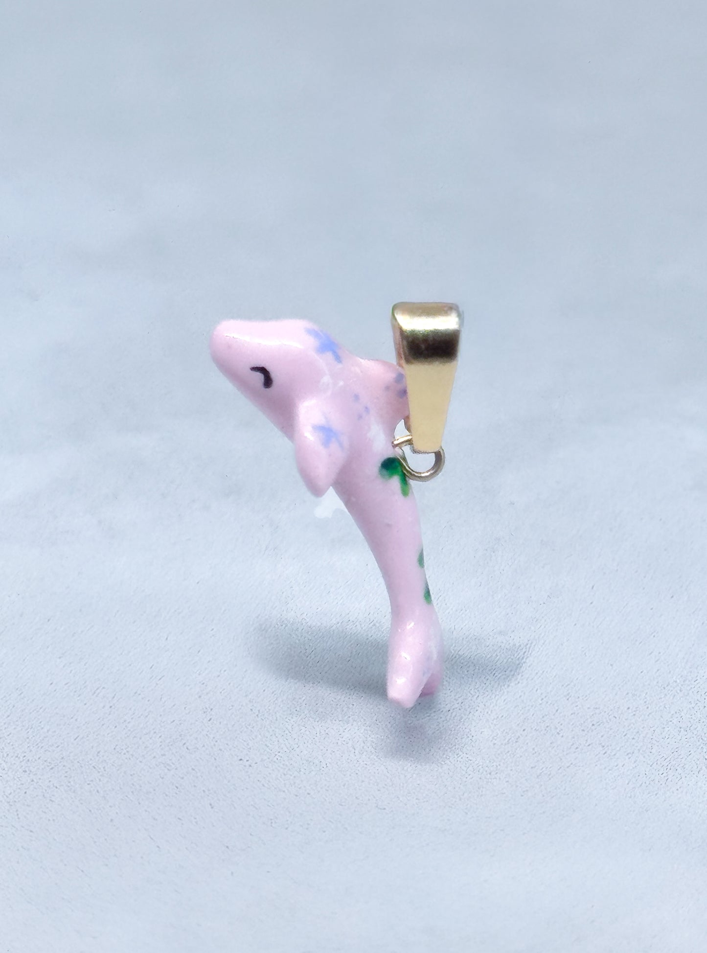 Dije Delfín Rosado Mini Fauna