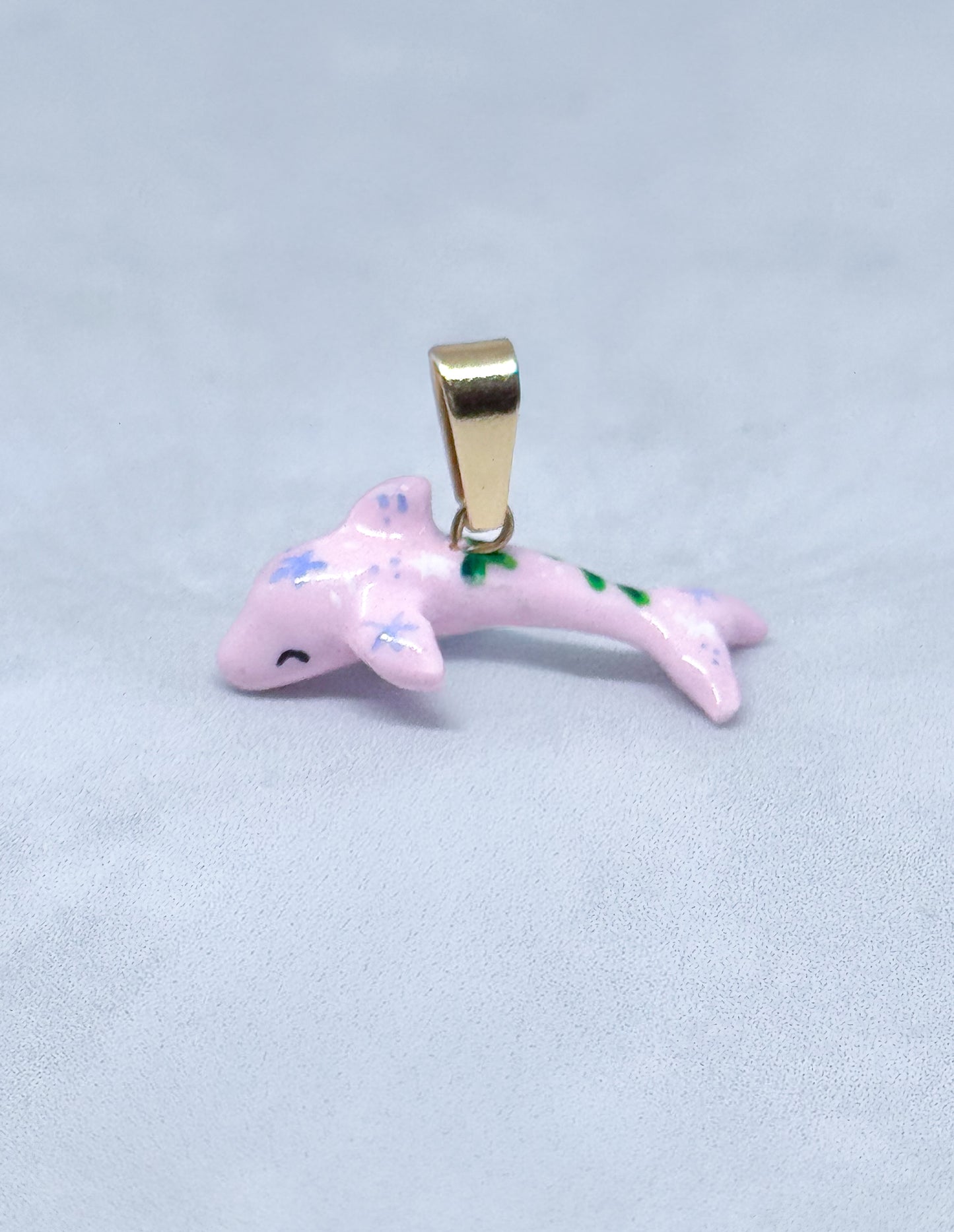 Dije Delfín Rosado Mini Fauna
