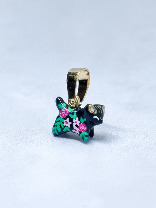 Dije Gatito Negro Mini Fauna