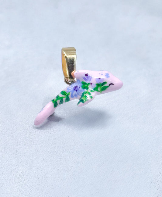 Dije Delfín Rosado Mini Fauna