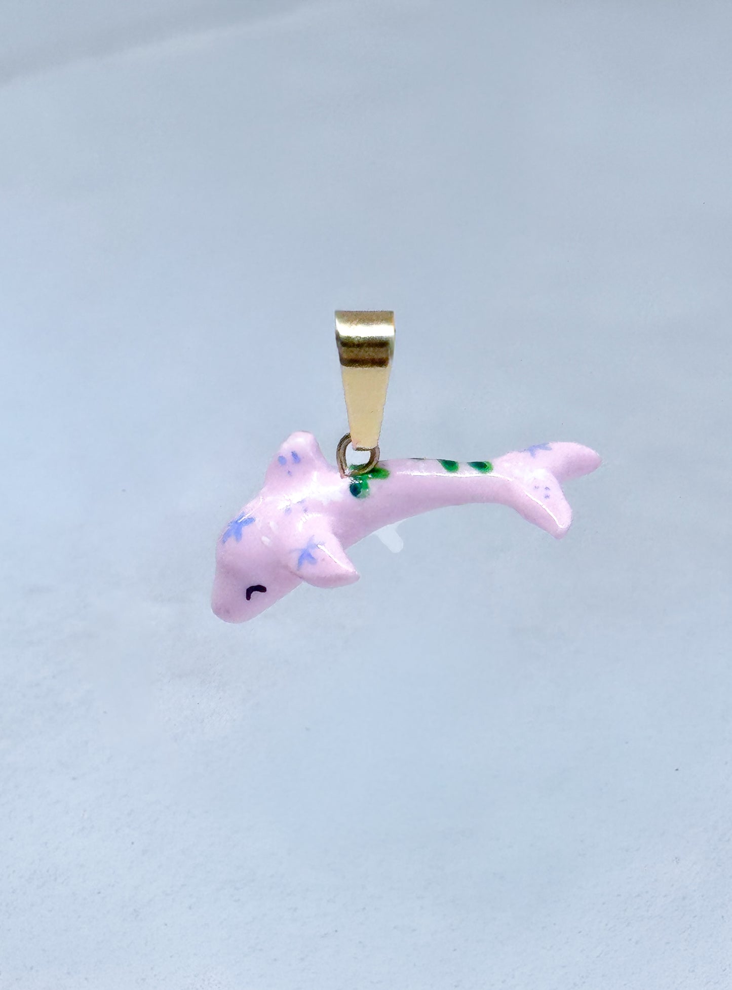 Dije Delfín Rosado Mini Fauna